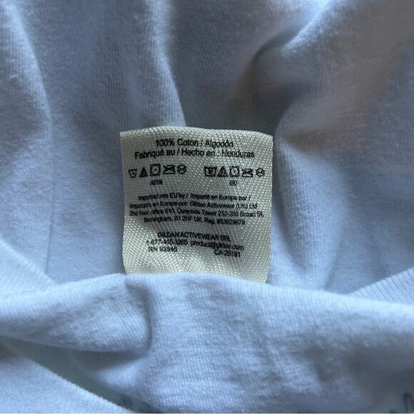 Comfort Colors White Isla South Padre Island TX Long Sleeve Crewneck Tee Size XL - Picture 8 of 8